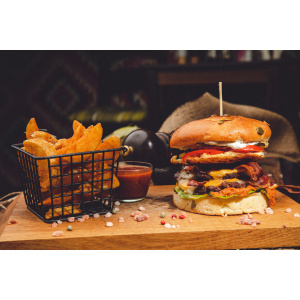 Double beef burger ( 450 gr )