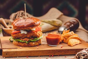 Crispy chicken burger ( 400 gr )